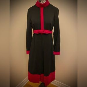 VINTAGE June Couture Wool Dress